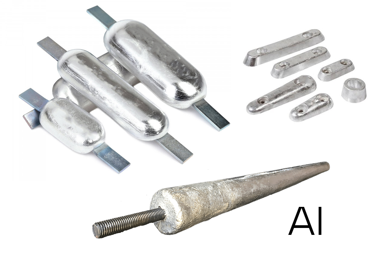 Aluminium anodes